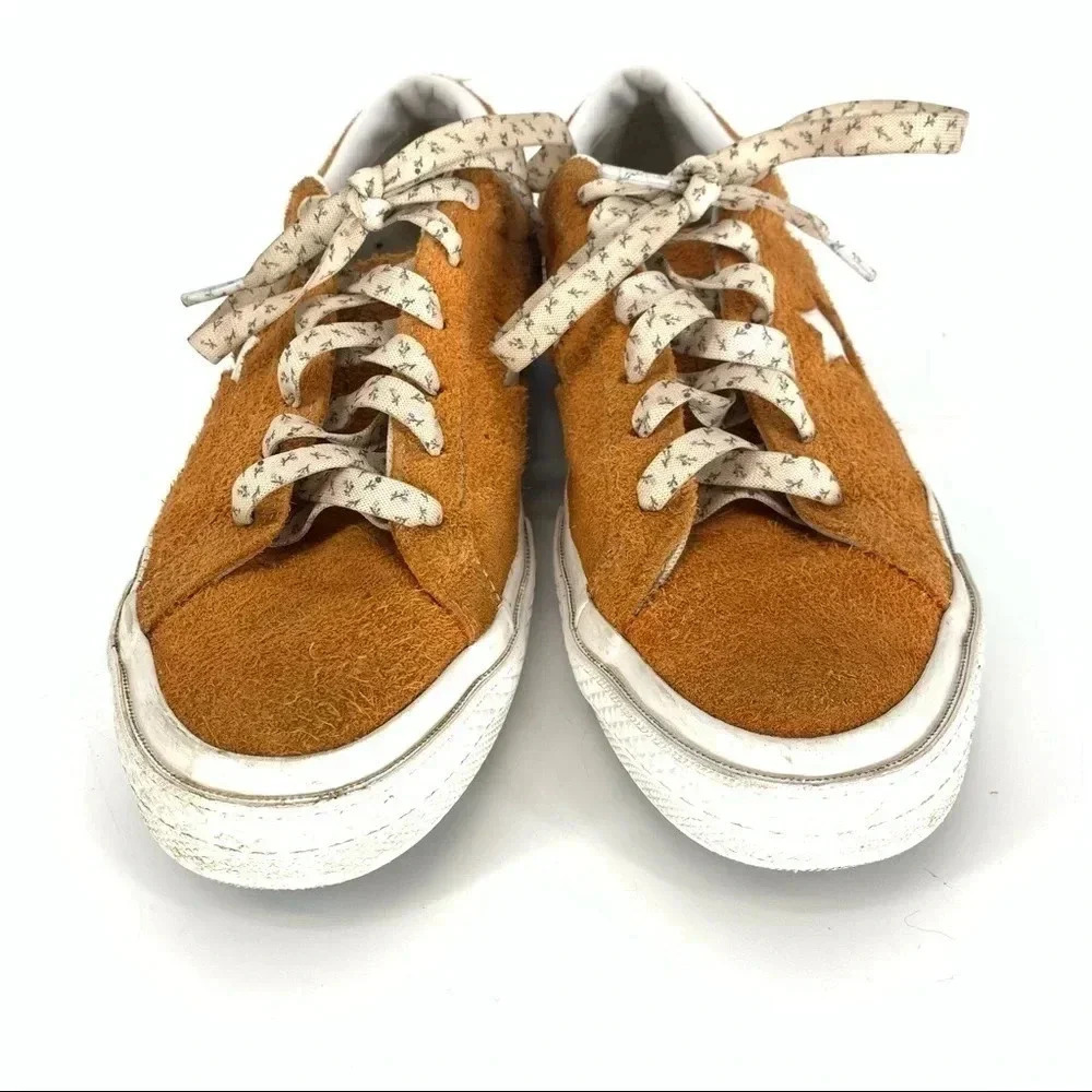 Converse one star orange suede sneakers - Picture 4 of 8